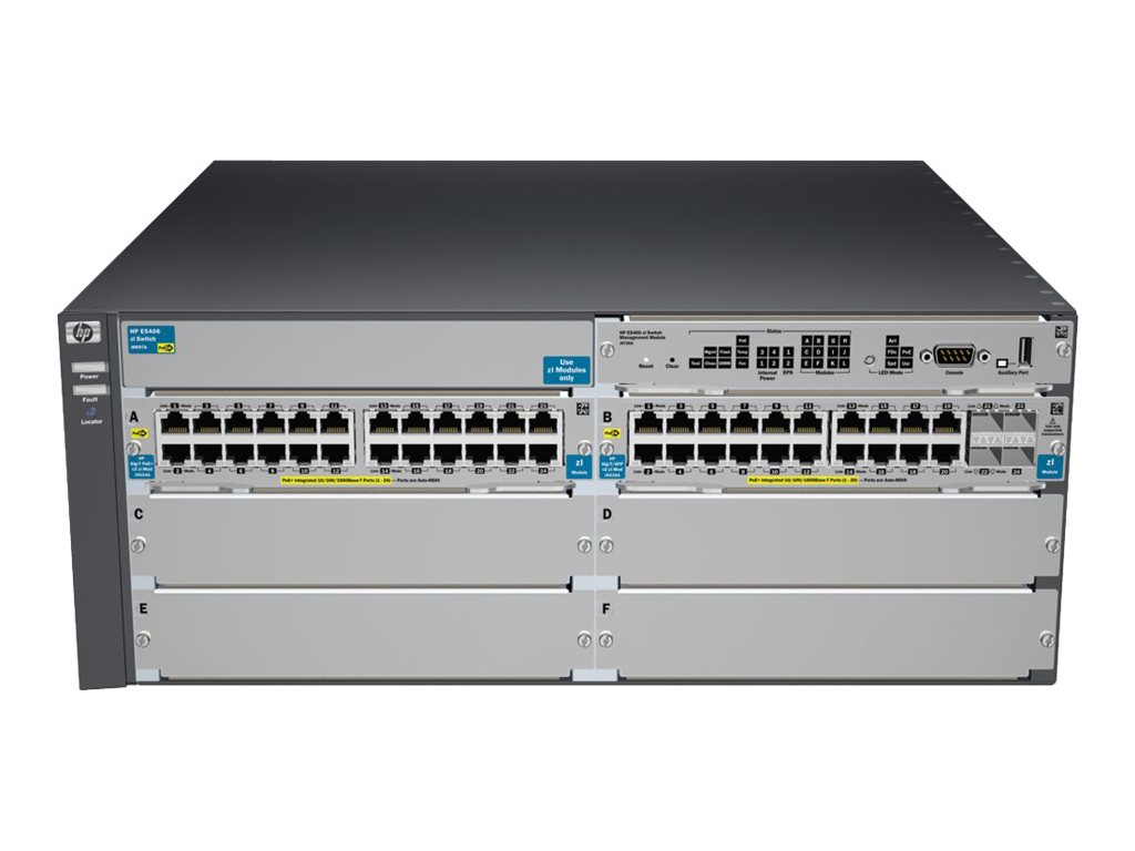 Коммутатор HP 5406-44G-PoE+-4G-SFP v2 zl Switch with Premium Software J9539A J9539A