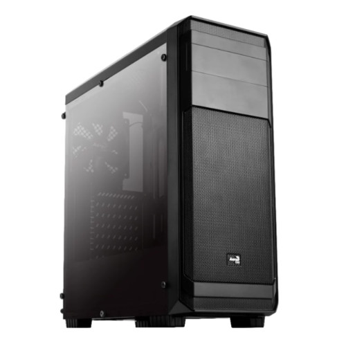Корпус Aerocool  Black FAW Edition, ATX, без БП, окно, 1x USB 3.0, 2x USB 2.0 AERO-300 FAW AERO-300 FAW