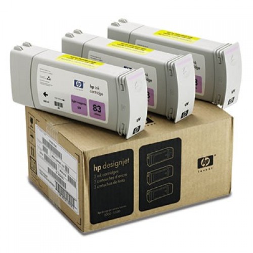 Картридж HP 83 Light Magenta UV для Designjet 5000/5000ps/5500/5500ps 3x680-ml C5077A C5077A