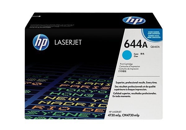 Тонер-картридж HP 644A Cyan для CLJ 4730mfp/CM4730 mfp Contract (12000 стр) Q6461AC Q6461AC