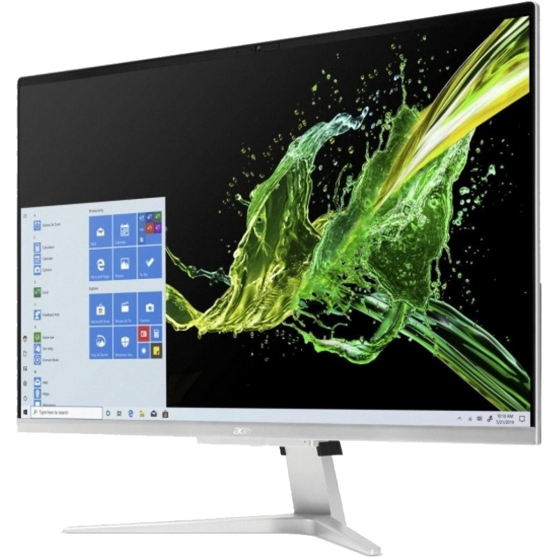 Моноблок Acer Aspire C27-1655 27" Full HD i5 1135G7 (2.4)/8Gb/SSD512Gb/MX330/CR/Endless/WiFi/BT/клавиатура/мышь/Cam/серебристый 1920x1080 DQ.BGGER.001 DQ.BGGER.001