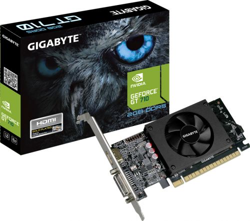 Видеокарта Gigabyte PCIE8 GT710 2GB GDDR5 GV-N710D5-2GL GV-N710D5-2GL