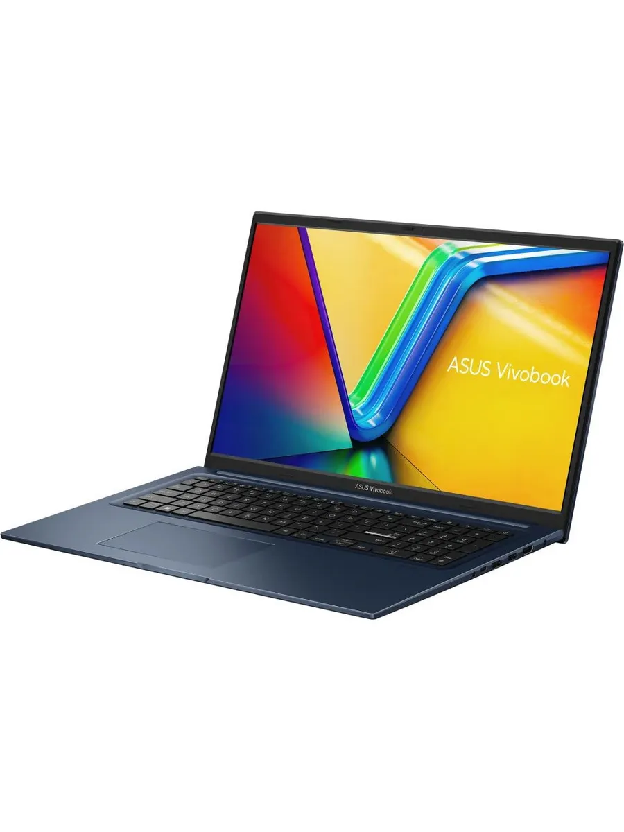 Ноутбук ASUS Vivobook 17 X1704VA-AU880 17.3" 1920 x 1080, IPS, 60 Гц, Intel Core 5 120U, 16 ГБ DDR4, SSD 512 ГБ, видеокарта встроенная, без ОС, цвет крышки синий 90NB13X2-M00BN0 90NB13X2-M00BN0