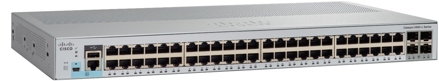 Коммутатор Cisco Catalyst 2960L 48 port  GigE, 4x10G SFP+, Lan Lite WS-C2960L-48TQ-LL WS-C2960L-48TQ-LL