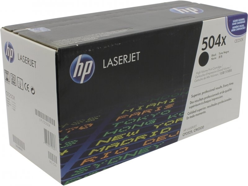 Картридж Original HP (CE250X) черный для CM3530/CP3525 (10500 стр) CE250X #3