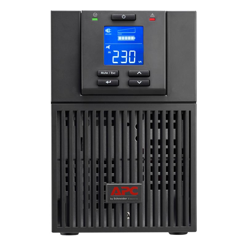 Источник бесперебойного питания APC Easy UPS SRV On-Line, 1000VA/800W, LCD, USB, SmartSlot, (3) IEC 320 C13, Tower SRV1KI SRV1KI