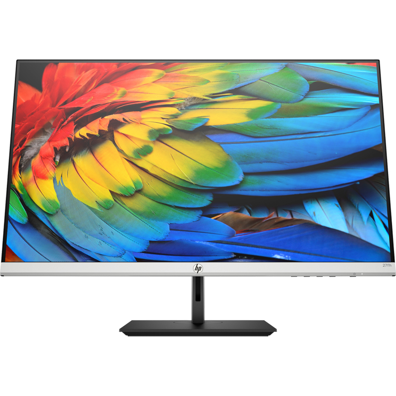 Монитор HP 27" 27fh серебристый/черный IPS LED 16:9 HDMI матовая Pivot 1000:1 300cd 178гр/178гр 1920x1080 D-Sub 4.86кг 4HZ38AA 4HZ38AA