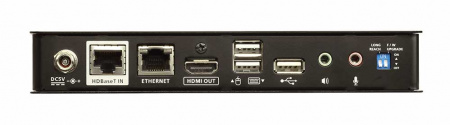 Удлинитель-передатчик ATEN KVM USB, HDMI+KBD&MOUSE USB+AUDIO+RS232, 100 метр,, 1xUTP Cat5e/HDBaseT, HDMI+2MINIJACK+DB9+3xUSB A-тип, Female, ~, DC 5,3V, (макс,разр,4096x2160/3840x2160 60Hz 4:2:0/30Hz 4:4:4) CE820R-AT-G CE820R-AT-G
