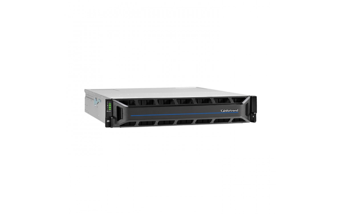 СХД Infortrend EonStor GS 3000 Gen2 2U/25bay redundant controller 4x12Gb/s SAS+8x10GbE(SFP+)+4x host board,4x4GB,2x(PSU+FAN Module),2x(SuperCap.+Flashmodule),25xdrivetrays,1xrRackKit.3YW (GS  GS3025R02CBFD-8U32 GS3025R02CBFD-8U32