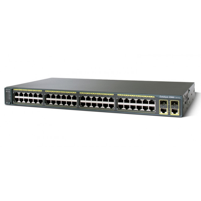 Коммутатор Cisco 48 10/100 + 2 T/SFP LAN Lite Image WS-C2960-48TC-S WS-C2960-48TC-S
