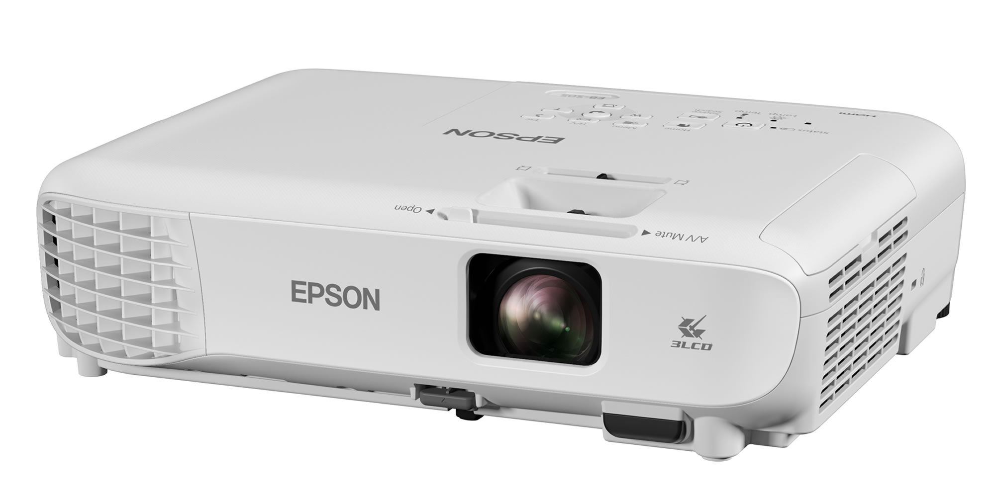 Проектор Epson EB-FH06 LCD 3500 люмен, 1920x1080, 16:9, 16000:1, 6000 ч, пр.отн. 1.22, зум 1.2, 2.7 кг., 28 дБ, Моно 2 Вт., верт.30 гр, гор.30 гр, HDMI, VGA, RCA, RCAx2, USB-A, USB-B, Белый V11H974040 V11H974040 #2