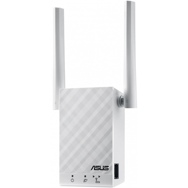 Репитер Asus RP-AC55 // WI-FI репитер, 802.11n + 802.11 ac, до 300 + 867Мбит/c, 2,4 + 5 гГц, GBT LAN ; 90IG03Z1-BN3R00 RP-AC55 RP-AC55