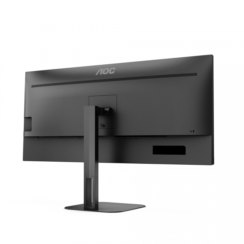 Монитор AOC 34'' 21:9 3440x1440(UWQHD) VA, GLARE, Нет, 100 Гц, 300cd/m2, H178°/V178°, 4000:1, 20M:1, 16,7 миллионов цветов, 4ms, VGA, HDMI, DP, USB-Hub, Height adj, Tilt, Swivel, Speakers, 3Y, Black U34V5C U34V5C #1