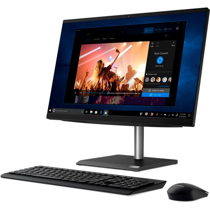 Моноблок Lenovo V50a-24IMB All-In-One 23,8" i7-10700T, 8GB, 256GB SSD M.2, Intel UHD 630, WiFi, BT, DVD-RW, USB KB&Mouse, NoOS, 1Y OS 11FJ0054RU 11FJ0054RU