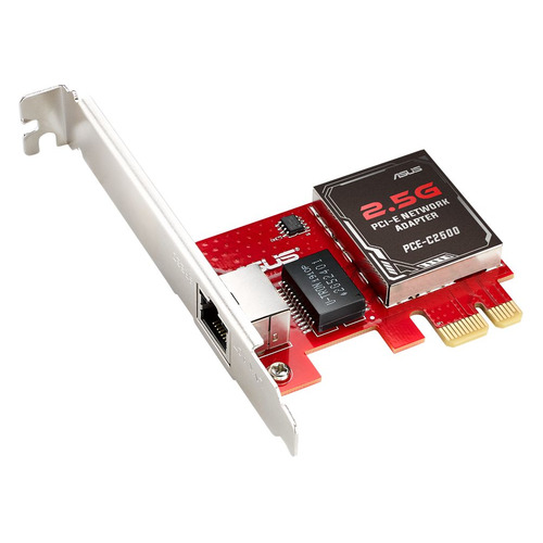 Сетевой адаптер ASUS 10G Etherrnet PCI Express PCE-C2500 PCE-C2500