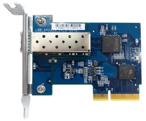 Сетевая карта QNAP однопортовая 10-гигабит PCI Express (10G SFP+ interface) LAN-10G1SR-U LAN-10G1SR-U