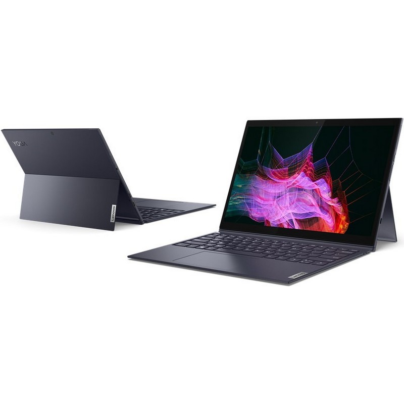 Планшетный компьютер Lenovo Tablet Yoga Duet 7 Core i5 10210u (1.6) 4C/RAM8Gb/ROM512Gb 12.9" IPS 2160x1350/Windows 10/серый/5Mpix/2Mpix/BT/WiFi/Touch/microSD 1Tb 82AS003FRK 82AS003FRK