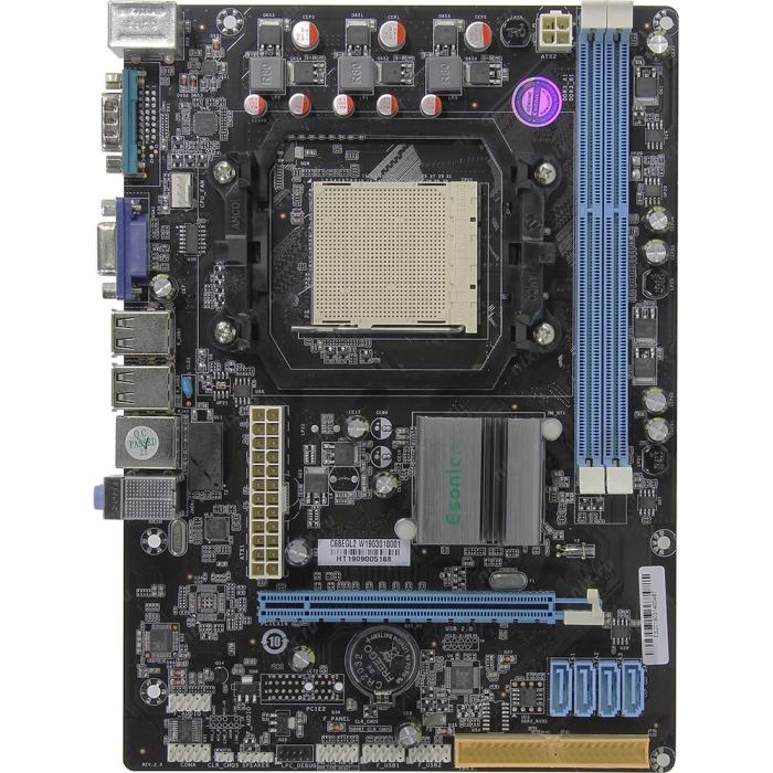 Материнская плата Esonics , AM2, nVIDIA MCP68, 2xDDR3-1333, D-Sub, 1XPCIex16, 1xIDE, 4SATA, LAN, 6Ch Audio, COM, 2xPS/2, mATX, RTL C68EGL2 C68EGL2