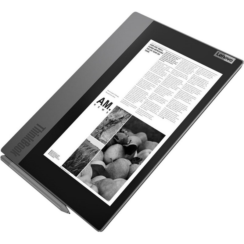 Ноутбук Lenovo ThinkBook Plus 13.3" FHD IPS + 10.8" e-ink/ CORE_I5-10210U_1.6G_4C_MB/ 16GB DDR4 2666/ 512GB_M.2_2280_NVME_TLC/ / Интегрированная графика/ Wi-Fi 2x2 AC+BT/ FPR/ 4-cell 45 Вт/ч + usb-c компактный адаптер зарядки 65 Вт/ 1 x USB 3.1 alway 20TG006ERU