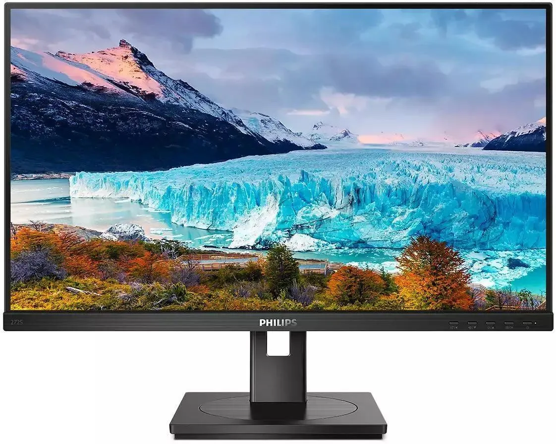 Монитор Philips  27" черный IPS LED 16:9 DVI HDMI M/M матовая HAS Piv 250cd 178гр/178гр 1920x1080 75Hz VGA DP FHD USB 272S1M 272S1M