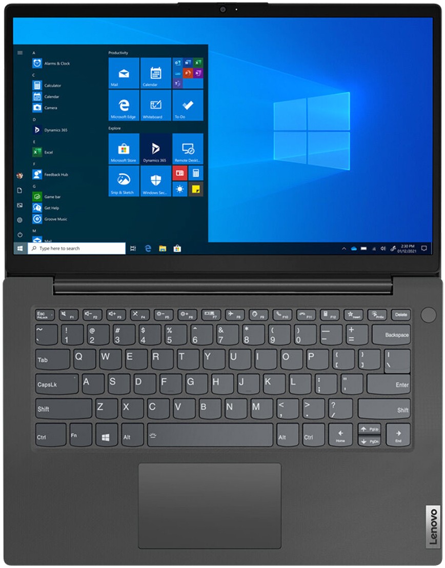 Ноутбук Lenovo V14 GEN2 ITL 14.0FHD_TN_AG_250N_N/ CORE_I3-1115G4_3.0G_2C_MB/ 4GB DDR4_3200+0Gb/ 256GB_SSD_M.2_2242_NVME_TLC/ / INTEGRATED_GRAPHICS/ WLAN_2X2AC+BT_LC/ NO_OS/ BLACK 82KA001FRU 82KA001FRU