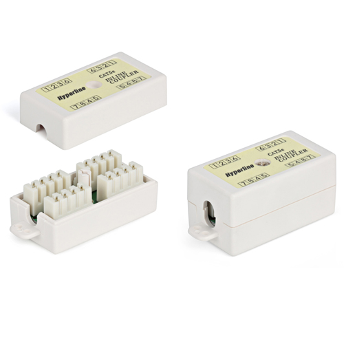 Проходной адаптер Hyperline, Dual IDC (110&Krone), категория 5e, 4 пары CA-IDC-C5e-WH CA-IDC-C5e-WH