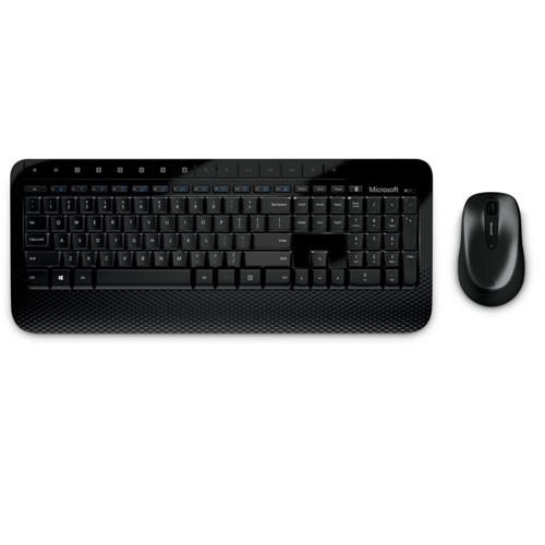 Комплект клавиатура + мышь Microsoft 2000 черный Wireless Desktop USB (M7J-00012) M7J-00012