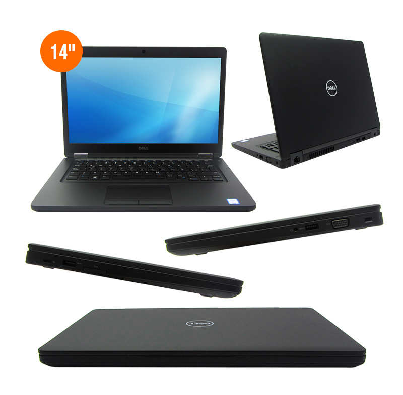 Ноутбук Dell Latitude E5480 Core i5-7200U 2.5GHz 14" FHD AG LED,8GB DDR4(1),256GB SSD,Intel HD 620,WiFi,BT,TPM,4С,1.8kg,3y,Win10Pro (5480-9170) 5480-9170