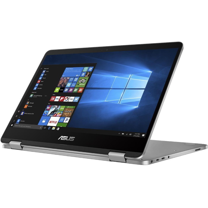 Ноутбук ASUS Vivibook Flip TP401MA-EC336T Celeron N4020/4Gb/SSD128Gb/UMA/14"/IPS/FHD (1920x1080)/Windows 10/WiFi/BT/Cam 90NB0IV1-M09540 90NB0IV1-M09540