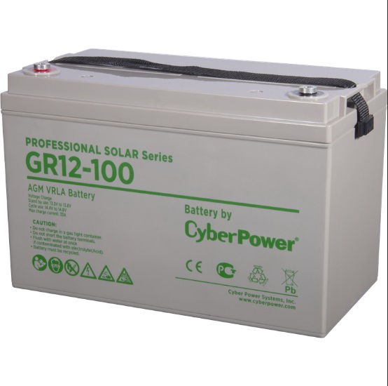 Батарея CyberPower Professional solar series (gel) GR 12-100 / 12V 100 Ah GR 12-100 GR 12-100