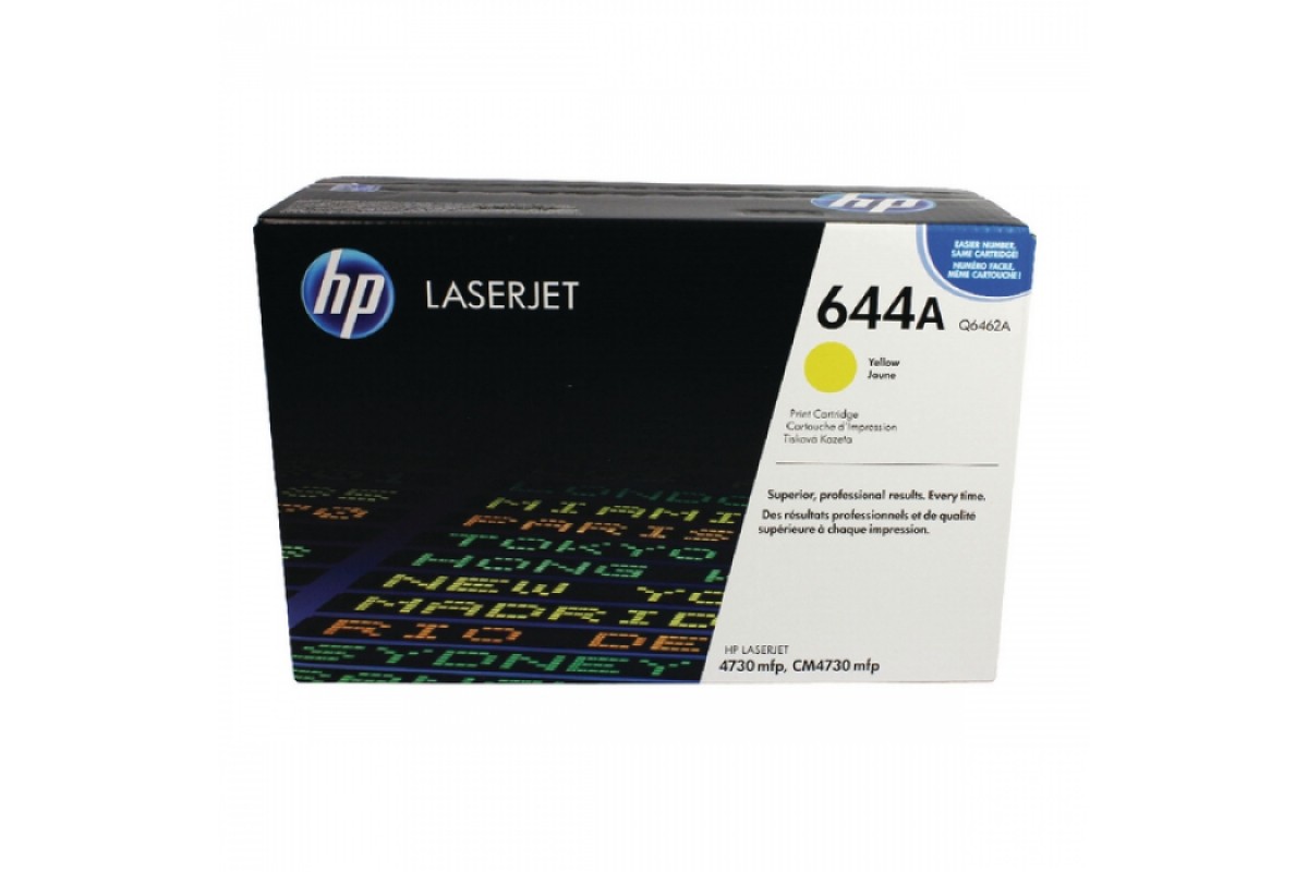 Тонер-картридж HP 644A Yellow для CLJ 4730mfp/CM4730 mfp (12000 стр) Q6462A Q6462A