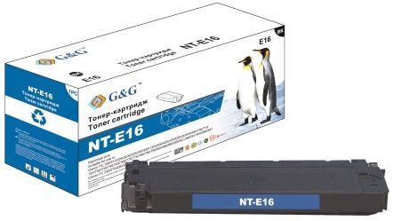 Тонер-картридж G&G для Canon FC-128/206/208/210/220/224/226/230/330/336 PC-860/890 (2000стр) NT-E16 NT-E16