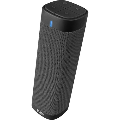 Портативная колонка Sven PS-115, черный, (2.0, мощность 2x5 Вт (RMS), Bluetooth, FM, USB, microSD, встроенный аккумулятор) SV-018603 SV-018603
