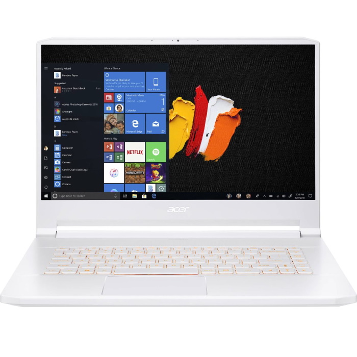 Ноутбук Acer ConceptD 7 Pro CN715-71P-79LW Core i7 9750H/16Gb/SSD512Gb/NVIDIA Quadro RTX 3000 6Gb/15.6"/IPS/UHD (3840x2160)/Windows 10 Professional 64/white/WiFi/BT/Cam/5500mAh NX.C59ER.003 NX.C59ER.003