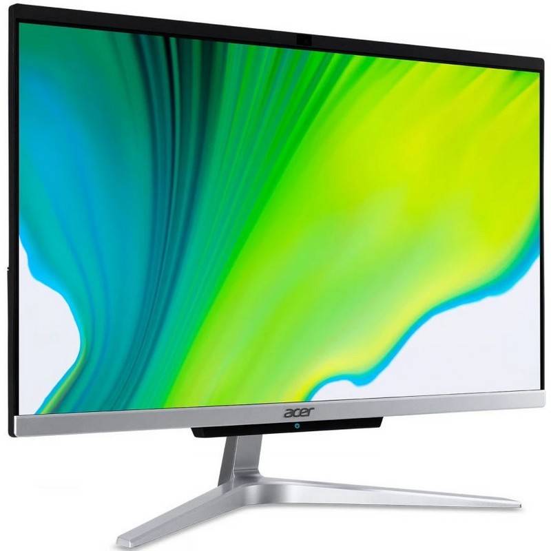Моноблок Acer Aspire C22-420 21.5" Full HD Ath Si 3050U (2.3)/8Gb/SSD256Gb/RGr/CR/Windows 10/GbitEth/WiFi/BT/65W/клавиатура/мышь/Cam/серебристый 1920x1080 DQ.BG3ER.009 DQ.BG3ER.009