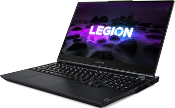 Ноутбук Lenovo Legion 5 15ITH6 Core i5 11400H 16Gb SSD512Gb NVIDIA GeForce RTX 3050 Ti 4Gb 15.6" IPS FHD (1920x1080) Free DOS dk.blue WiFi BT Cam 82JK000QRK 82JK000QRK