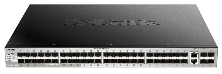 Коммутатор D-Link L3 Managed Switch with 48 10/100/1000Base-T ports and 2 10GBase-T ports and 4 10GBase-X SFP+ ports DGS-3130-54TS/A1A DGS-3130-54TS/A1A