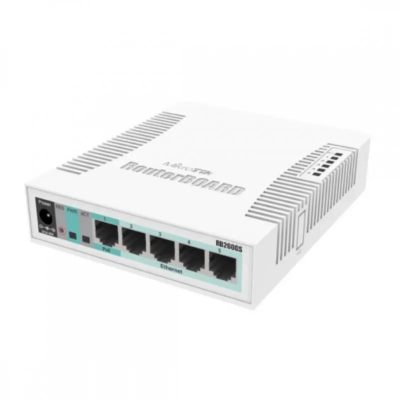 Двухдиапазонная система Mikrotik Маршрутизатор MikroTik RouterBoard RB260GS RB260GS RB260GS