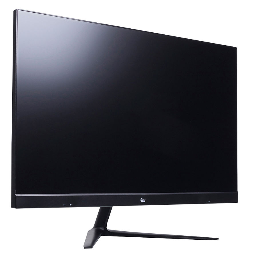 Моноблок iRU Office P2312 23.8" Full HD PG G5420 (3.8) 4Gb SSD120Gb UHDG 610 Free DOS GbitEth WiFi BT 120W Cam черный 1920x1080 1394205 1394205
