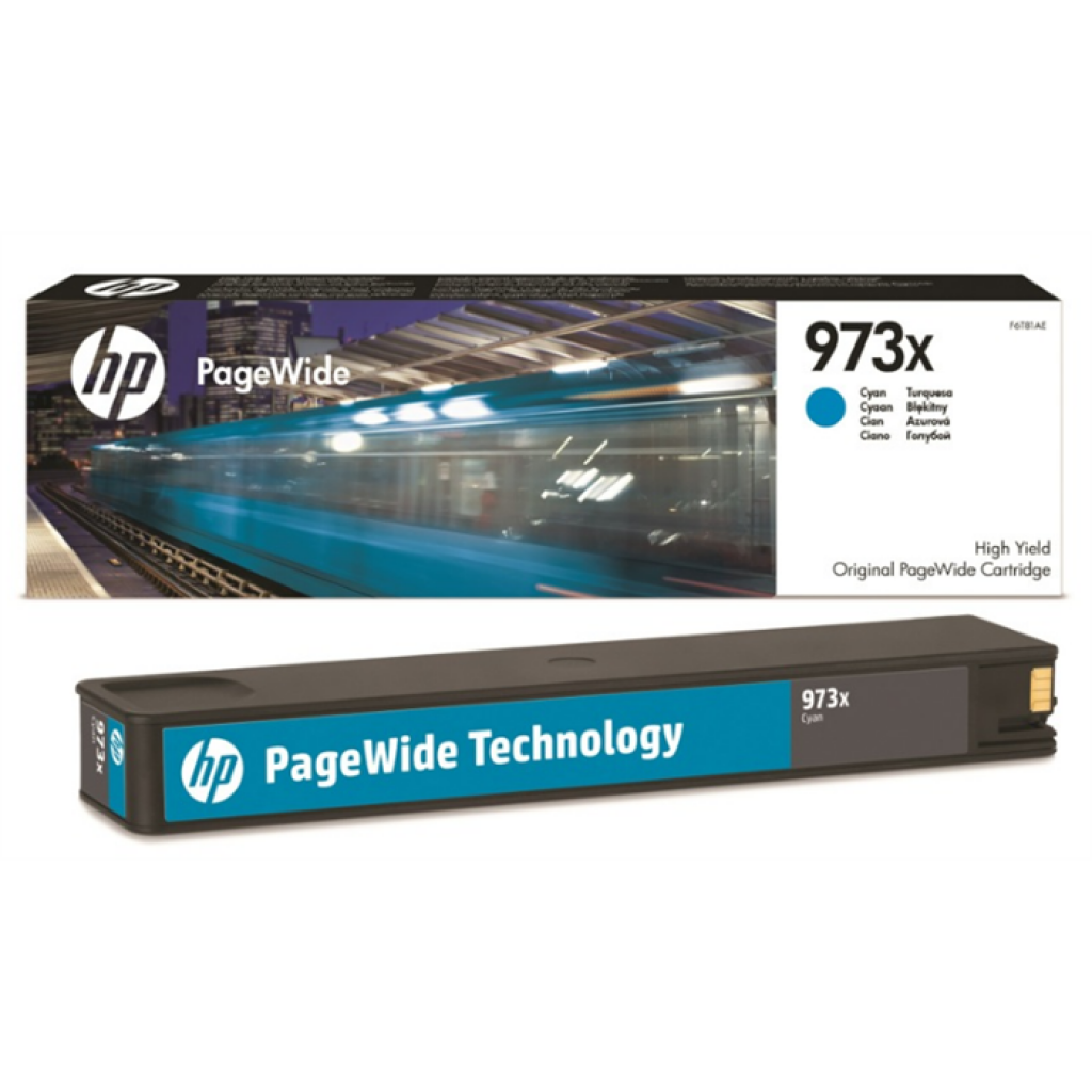 Картридж струйный HP 973XL голубой для HP PW Pro 477dw/452dw (7000стр.) F6T81AE F6T81AE