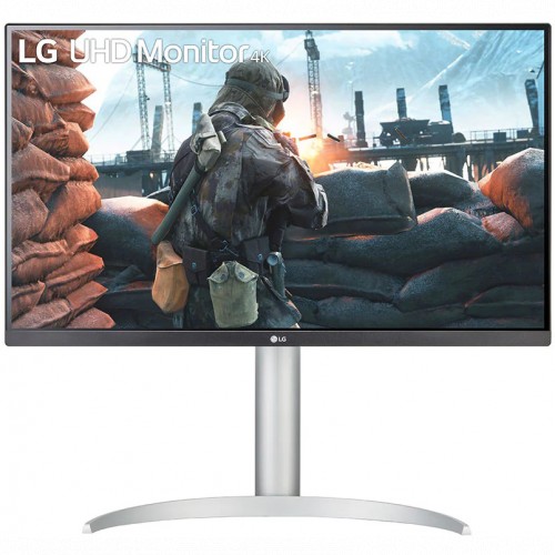 Монитор LG 27" UltraFine 27UP650-W серебристый IPS LED 5ms 16:9 HDMI матовая HAS Pivot 1200:1 400cd 178гр/178гр 3840x2160 DisplayPort Ultra HD 5.9кг 27UP650-W.ARUZ 27UP650-W.ARUZ