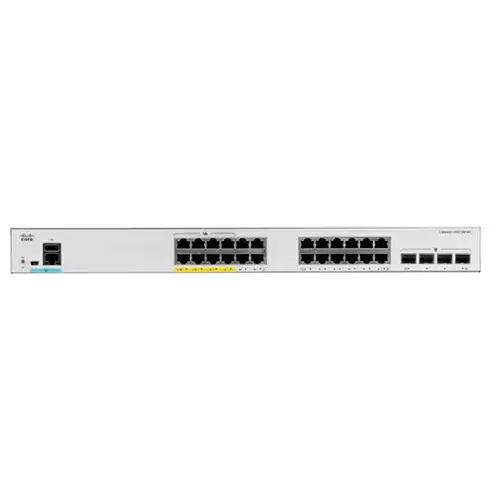 Коммутатор Cisco Catalyst 1000 24 port GE, POE, 4 x 10G SFP C1000-24P-4X-L C1000-24P-4X-L