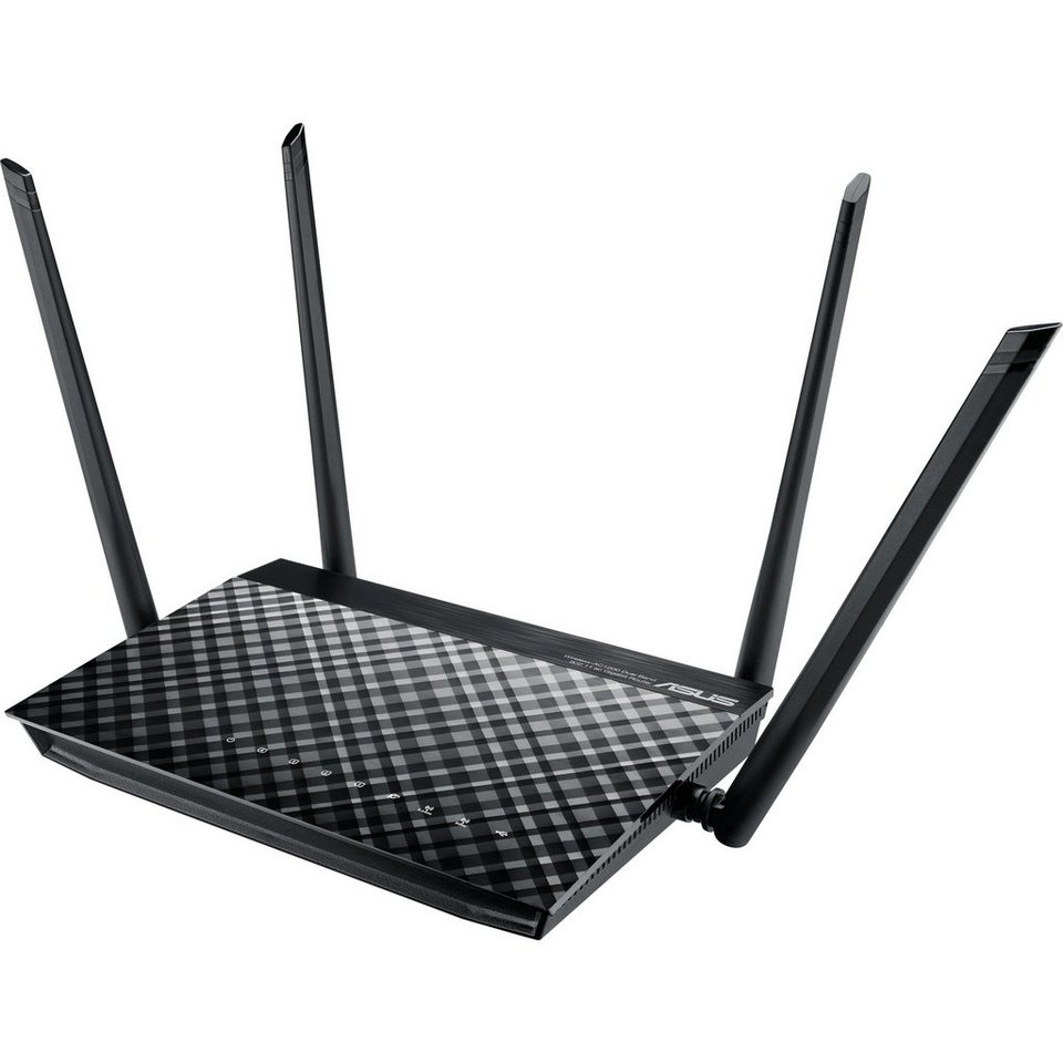 Маршрутизатор Asus  Wi-Fi 802.11ac (AC1200) с четырьмя внешними антеннами и средствами родительского контроля RT-AC57U RT-AC57U