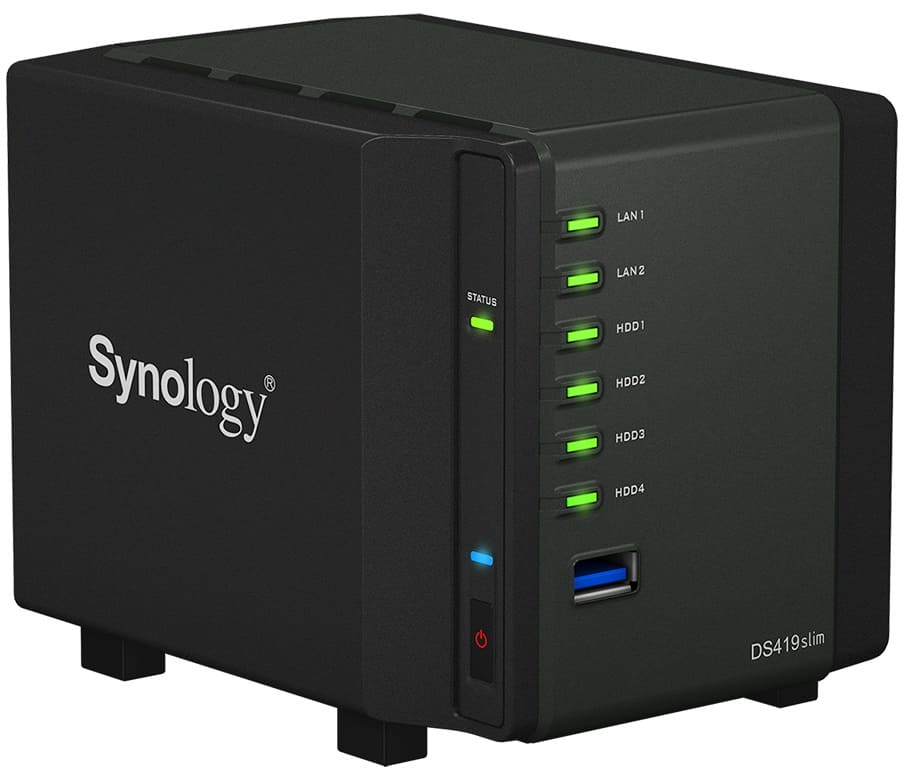 СХД Synology настольное исполнение 4BAY NO HDD USB3 DS419SLIM DS419SLIM #3