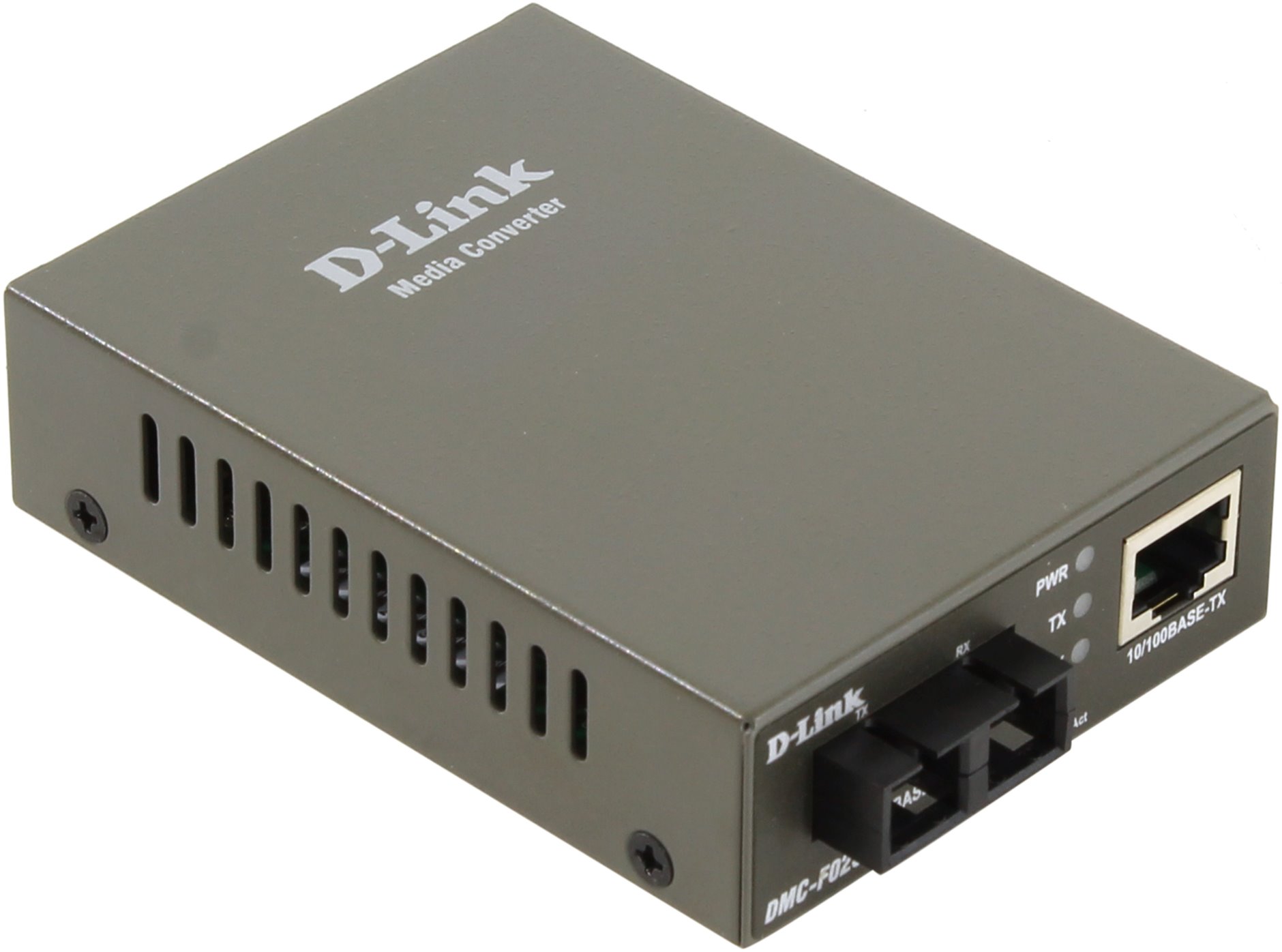 Медиаконвертер D-Link Media Converter with 1 10/100Base-TX port and 1 100Base-FX port DMC-F02SC/B1A DMC-F02SC/B1A