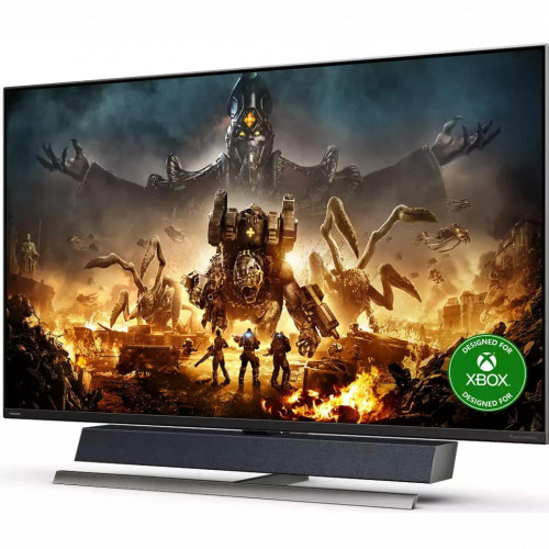 Монитор Philips 55" 559M1RYV 3840x2160 120Гц VA Ambiglow 16:9 4ms 3*HDMI DP USB-C USB-B 4*USB 3.2 Mega Infinity DCR 4000:1 178/178 750(1200)cd Tilt Speakers 2*20W+subwoofer Black 559M1RYV/00 559M1RYV/00