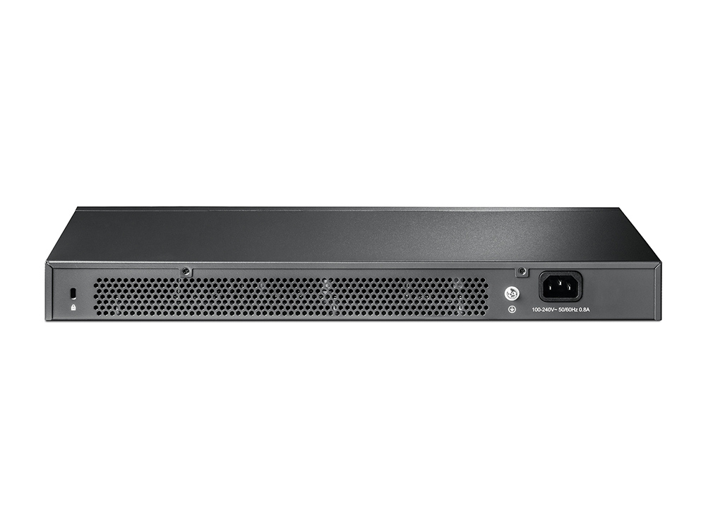 Коммутатор TP-Link L2+, 24*RJ45 10/100/1000, 4*SFP+ 10 Гбит/с, физическое стекирование до 6 устройств T1700G-28TQ T1700G-28TQ