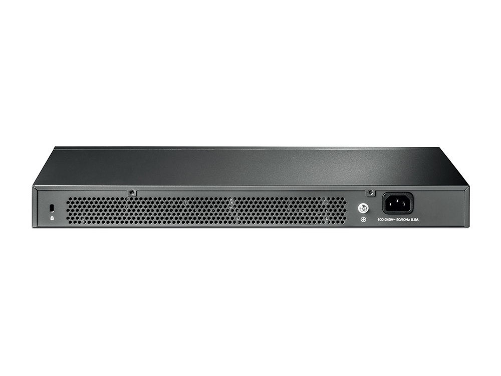 Коммутатор TP-Link Web-smart, 24*0/100/1000, 4 гигабитных SFP-слота, статическая маршрутизация, VLAN на базе тэга T1600G-28TS T1600G-28TS