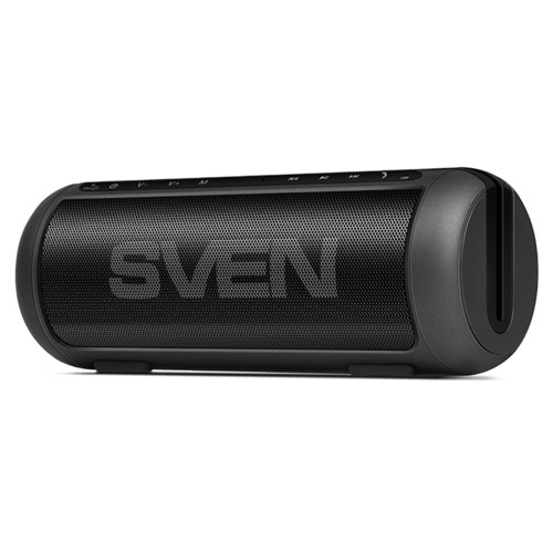 Портативная колонка Sven PS-250BL, черный, 2.0, мощность 2x5 Вт(RMS), Bluetooth, FM, USB, microSD, ручка, встроенный аккумулятор SV-015046 SV-015046