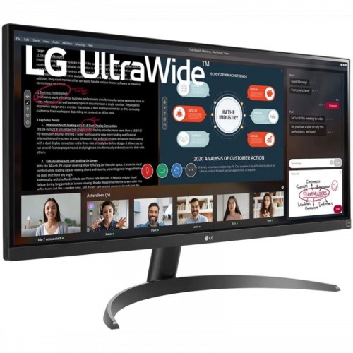 Монитор LG 29" UltraWide 29WP500-B черный IPS LED 21:9 (Ultrawide) HDMI матовая 350cd 178гр/178гр 2560x1080 FHD 5.2кг 29WP500-B.ARUZ 29WP500-B.ARUZ